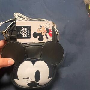 Disney Black and Gold Mickey Mouse Bag